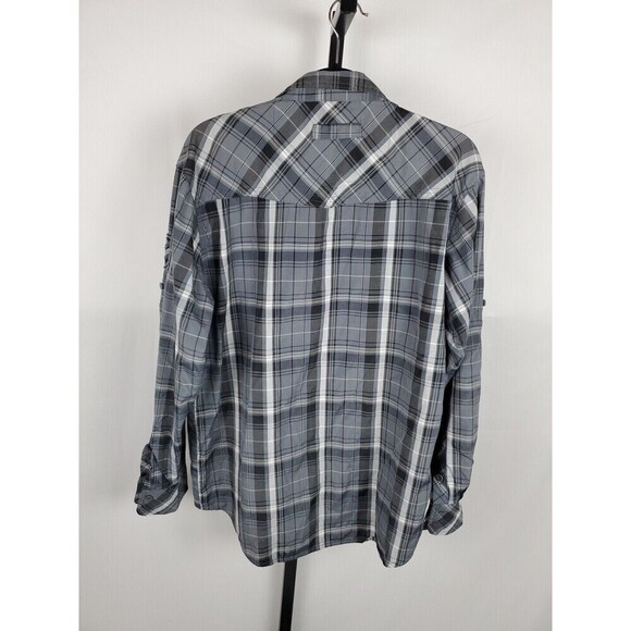 1948 Raider Jean Co Plaid Western Shirt Size Large Pearl Snap Button Down Shirt - Picture 4 of 7